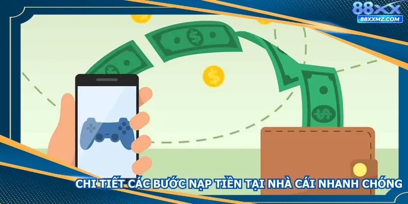 Chi tiết các bước nạp tiền tại nhà cái siêu nhanh chóng